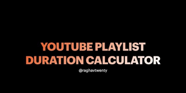 😢 Tired of counting playlist length in YouTube???
