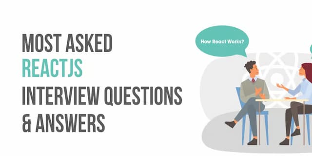 Top 10 React js interview questions.