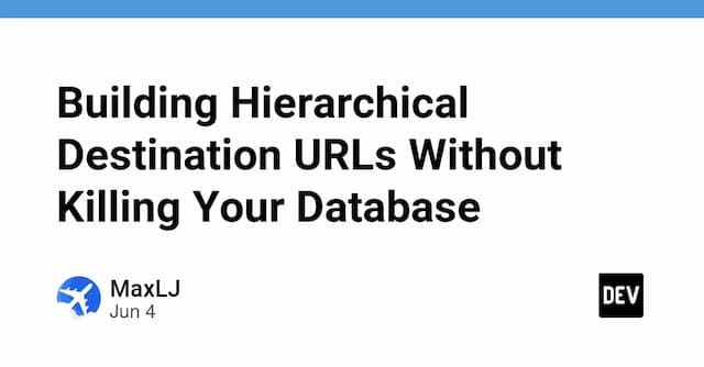 Building Hierarchical Destination URLs Without Killing Your Database