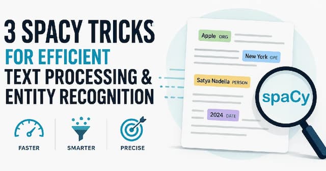 3 SpaCy Tricks for Efficient Text Processing & Entity Recognition