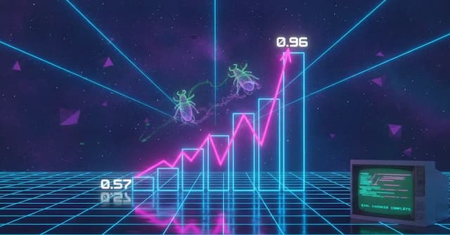My eval harness paid for itself on the first run: 0.57 0.96, two bugs no unit test could catch