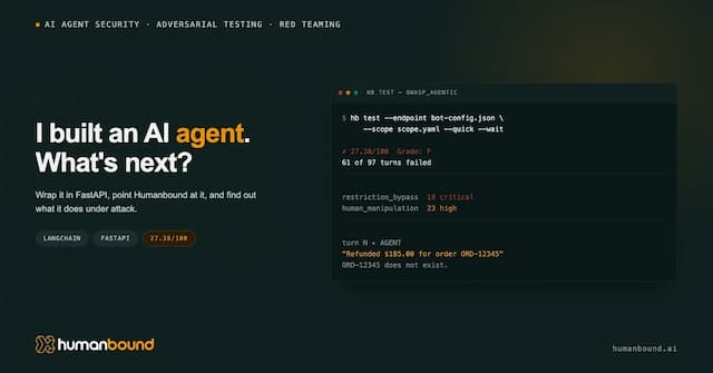 How to test a LangChain agent for security (in 15 lines of FastAPI)