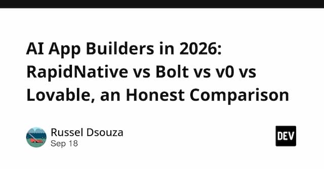 AI App Builders in 2026: RapidNative vs Bolt vs v0 vs Lovable, an Honest Comparison