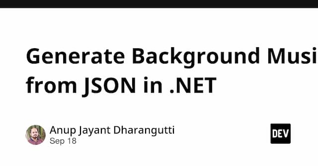 Generate Background Music from JSON in .NET