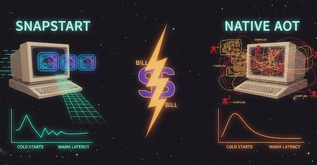 SnapStart vs Native AOT: what actually happens to cold starts, warm latency, and your AWS bill