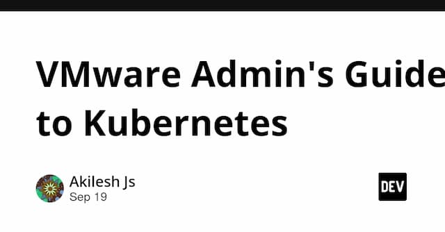 VMware Admin's Guide to Kubernetes