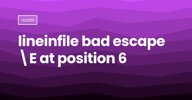 lineinfile bad escape \E at position 6