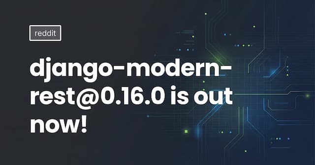 django-modern-rest@0.16.0 is out now!