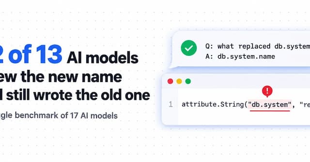 12 of 13 AI models knew the new name and still wrote the old one