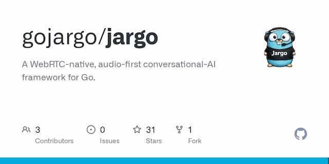 Show HN: Jargo, a Go port of Pipecat for building realtime voice agents