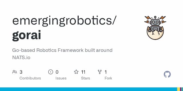Go-based Robotics Framework built around NATS.io