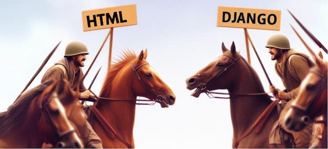 The Great Showdown: HTML vs. Django