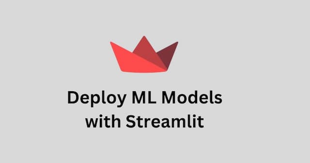 Deploy ML Models with Streamlit