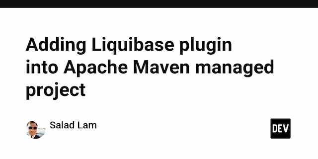 Adding Liquibase plugin into Apache Maven managed project