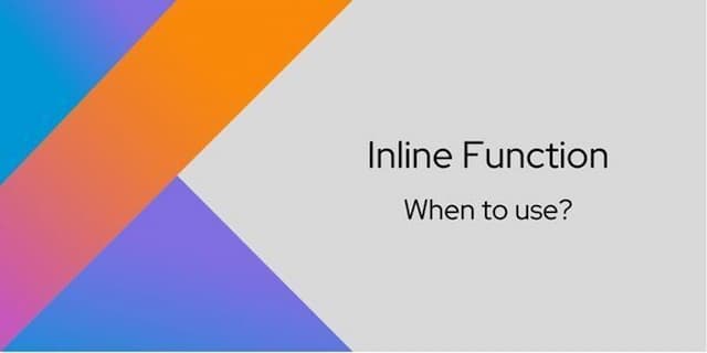 Inline Function — When to use?