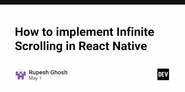 How to implement Infinite Scrolling in React Native