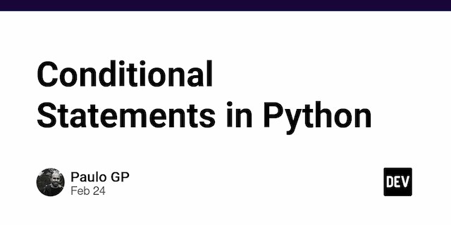 Conditional Statements in Python
