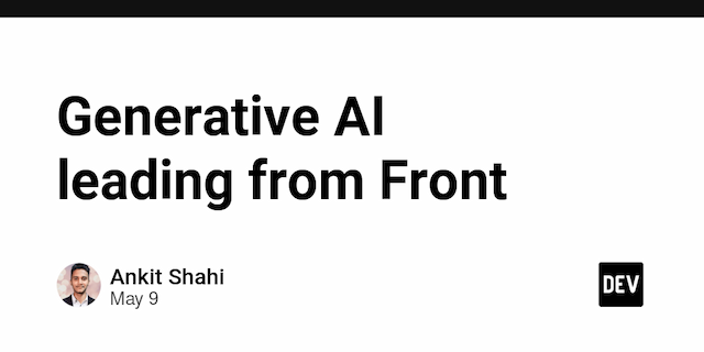 Generative AI leading from Front